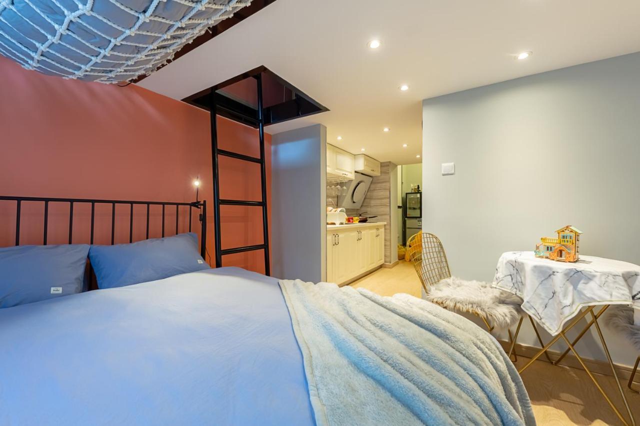 Loft Apartment With Slide Hammock With Movie Viewing Hàng Châu Ngoại thất bức ảnh