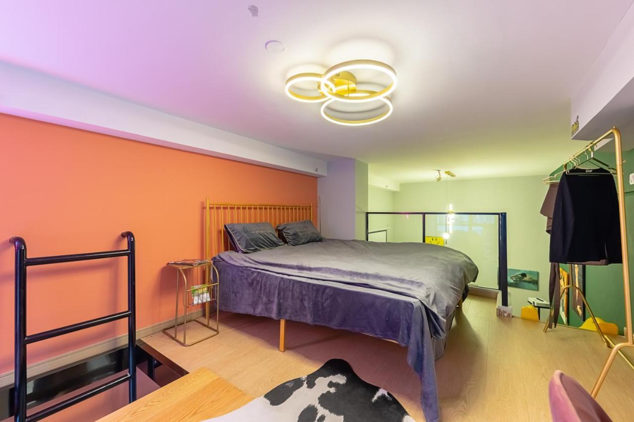 Loft Apartment With Slide Hammock With Movie Viewing Hàng Châu Ngoại thất bức ảnh